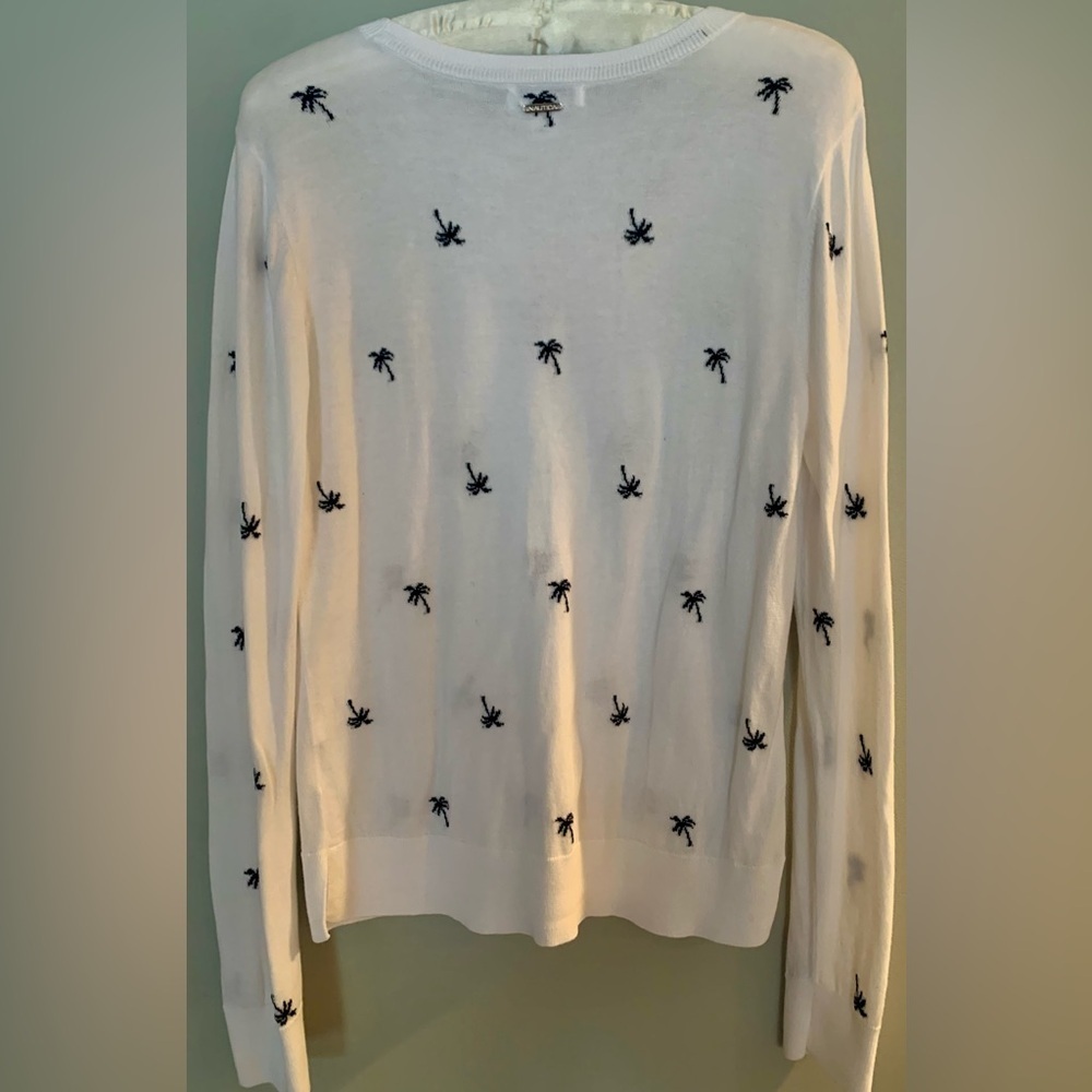 Nautica White Sweater - M - Picture 3 of 6